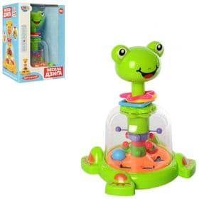Розвиваюча іграшка дзига жабеня Limo Toy SL83012-13-14