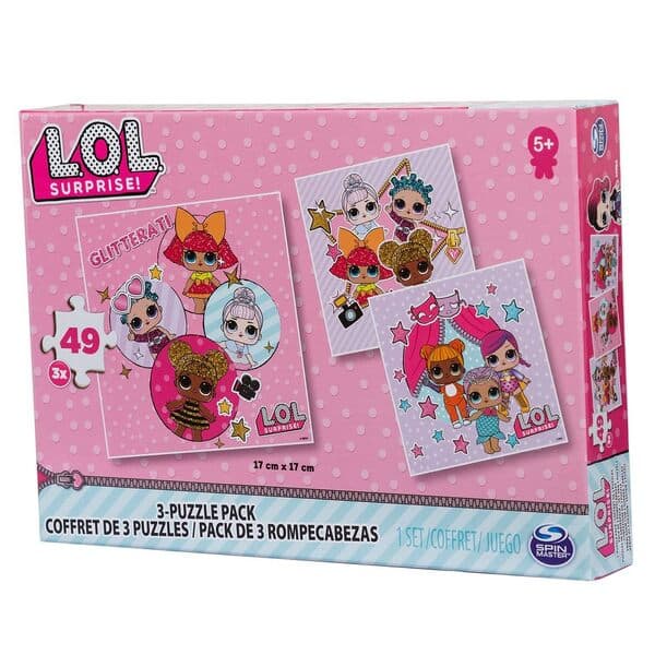 Набор из трех пазлов ЛОЛ Сюрприз! LOL Surprise! изображение 1