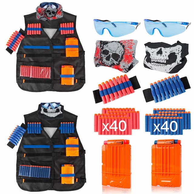 Набор из 2 тактических жилетов с аксессуарами Нерф Nerf N-Strike Elite Series Tactical Vest фото 2