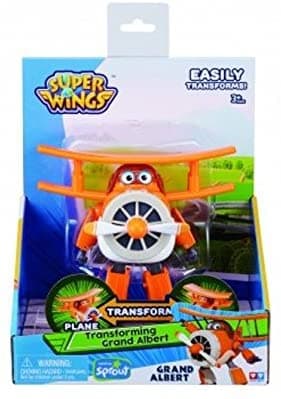 Самолет-трансформер Гранд Альберт Супер крылья Super Wings Transforming Grand Albert Toy Figure US710260 изображение 3