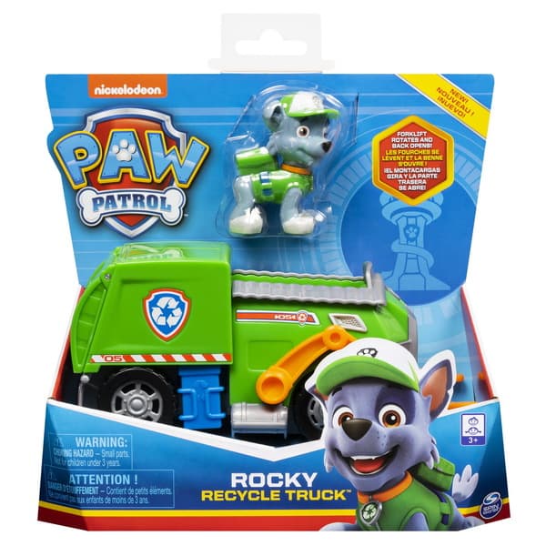 Игровой набор Щенячий Патруль Рокки на базовом автомобиле Paw Patrol изображение 