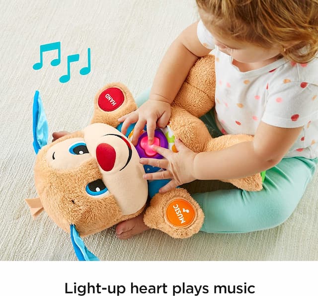 Интерактивная игрушка Умный щенок Фишер Прайс Fisher-Price Laugh & Learn Smart Stages Puppy изображение 4