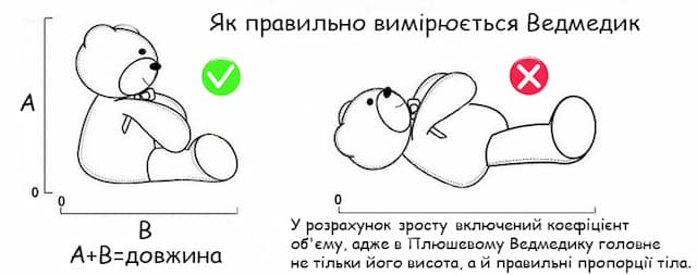 Плюшевий ведмідь Рафаель колір капучіно 140 см зображення