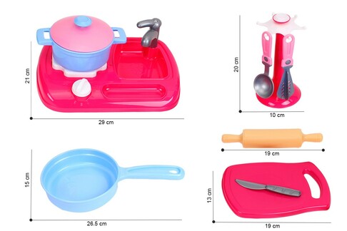 Іграшка дитяча кухня з набором посуду ТехноК фото 2