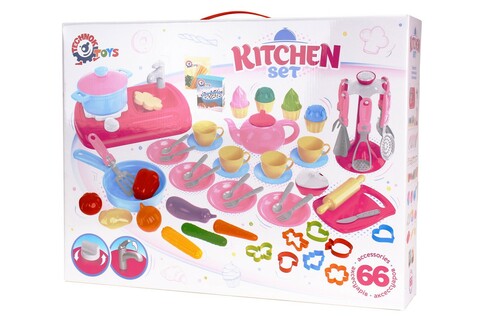 Іграшка дитяча кухня з набором посуду ТехноК фото 3