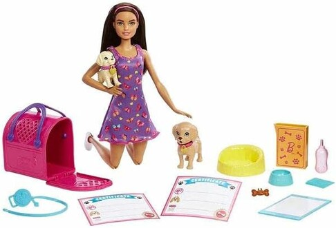 Barbie Doll and Accessories Pup Adoption HKD86