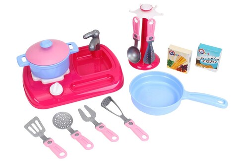 Іграшка дитяча кухня з набором посуду ТехноК фото 5