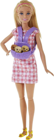 Barbie Doll with Mommy Dog and Newborn Puppies зображення 2