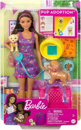Barbie Doll and Accessories Pup Adoption HKD86 зображення 5