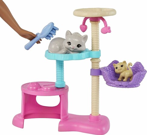 Barbie Kitty Condo Doll and Pets Playset зображення 2