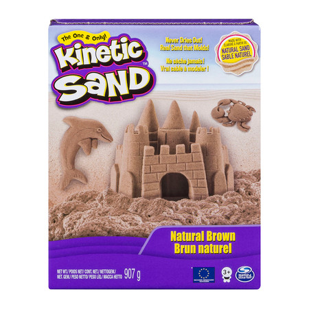 Фото2 Песок для детского творчества - KINETIC SAND ORIGINAL (натуральный цвет, 907 г) Каталог
