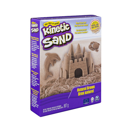 Фото6 Песок для детского творчества - KINETIC SAND ORIGINAL (натуральный цвет, 907 г) Каталог