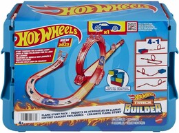 Hot Wheels Track Builder Playset Flame Stunt Pack