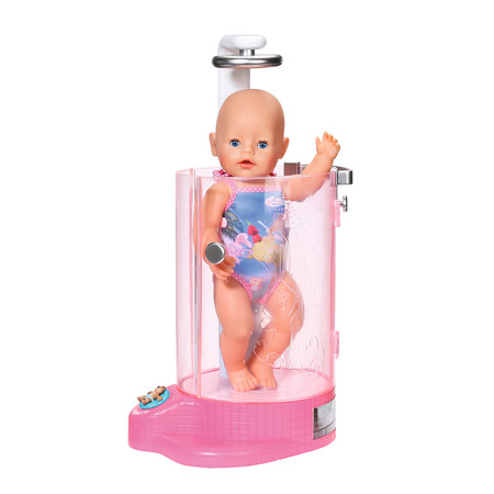 Фото10 Автоматическая душевая кабинка для куклы BABY BORN - ВЕСЕЛОЕ КУПАНИЕ (с аксессуаром) Каталог