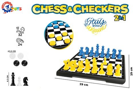 "Набір настільних ігор ТехноК", шахи та шашки