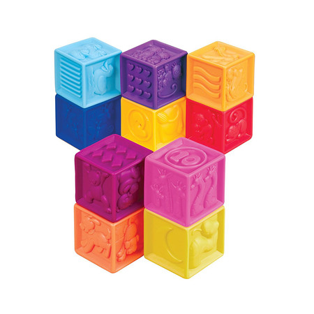 Фото4 Развивающие силиконовые кубики - ПОСЧИТАЙ-КА! (10 кубиков,  в сумочке) Каталог