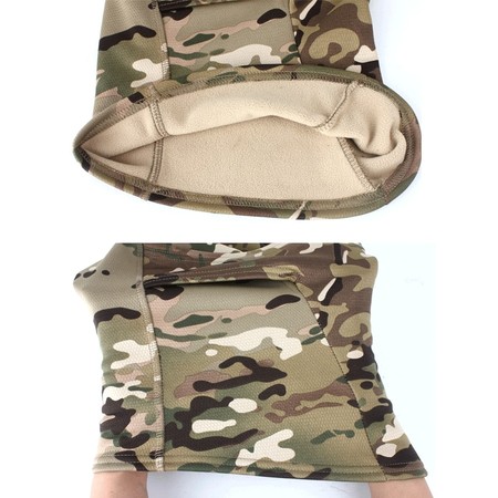 Тактическая военная теплая балаклава на флисе цвет камуфляж Тактична тепла балаклава флісова изображение