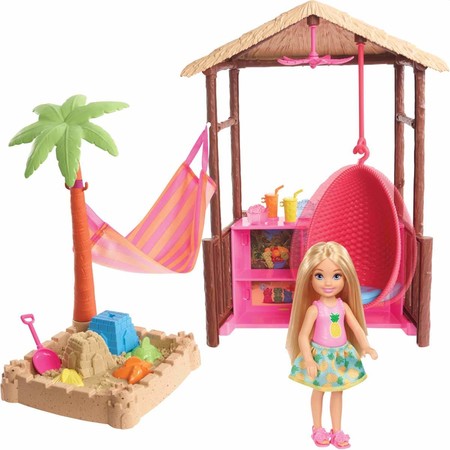 Игровой набор Барби Челси Хижина Barbie Dreamhouse Adventures Tiki Hut FWV24 изображение 1