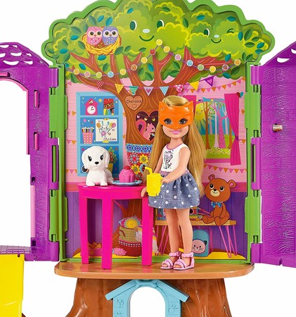 Игровой набор Барби Домик на дереве Челси Barbie Club Chelsea Treehouse House Playset FPF83 изображение 10