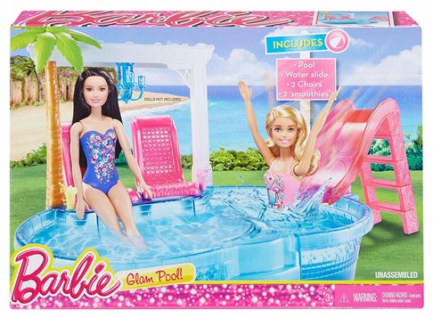 Игровой набор Барби Гламурный бассейн Barbie Glam Pool фото 3