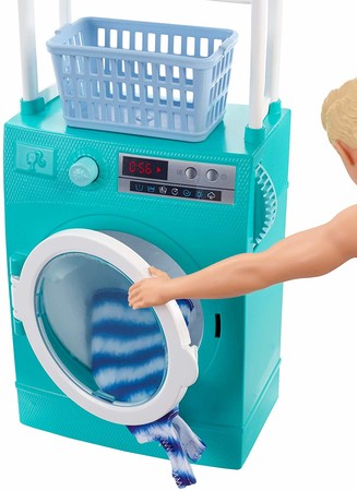 Игровой набор Барби Кен и стиральная машина Barbie Ken Doll and Accessories FYK52 изображение 2