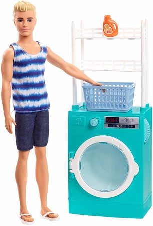 Игровой набор Барби Кен и стиральная машина Barbie Ken Doll and Accessories FYK52
