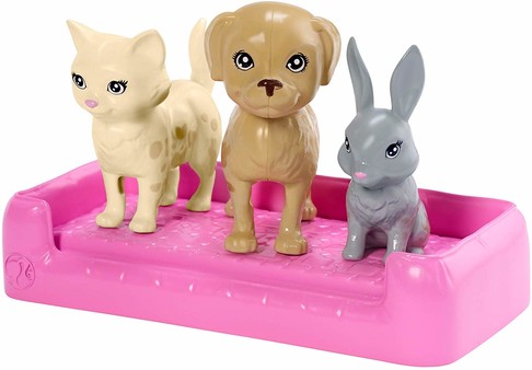 Игровой набор Барби Купай и играй Уход за животными изображение 2