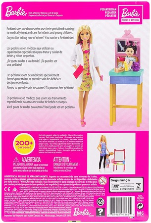 Игровой набор Барби Педиатр блондинка Barbie Pediatrician Playset изображение 5