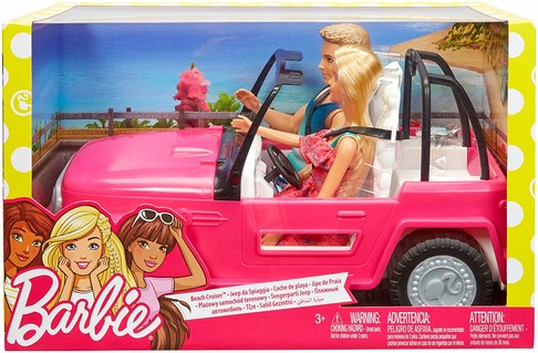 Игровой набор кукла Барби и Кен Пляжный круиз Barbie Beach Cruiser CJD12 изображение 3