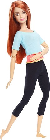 Кукла Барби Рыжая серии Двигайся как Я Barbie Made to Move Doll изображение 2