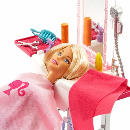 Игровой набор Барби Салон красоты Barbie Salon & Doll, Blonde FJB36 фото 1