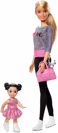 Игровой набор Барби Тренер по фигурному катанию Barbie Ice Skating Coach Doll FXP38 изображение 5