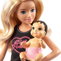 Игровой набор Барби Скиппер няня Кормление блондинка Barbie изображение 1