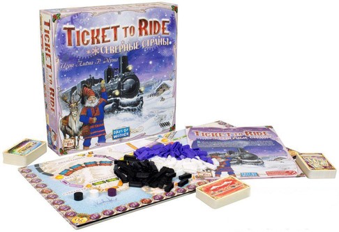 Настольная игра Билет на поезд: Северные страны Ticket to ride: Nordic Countries изображение 1