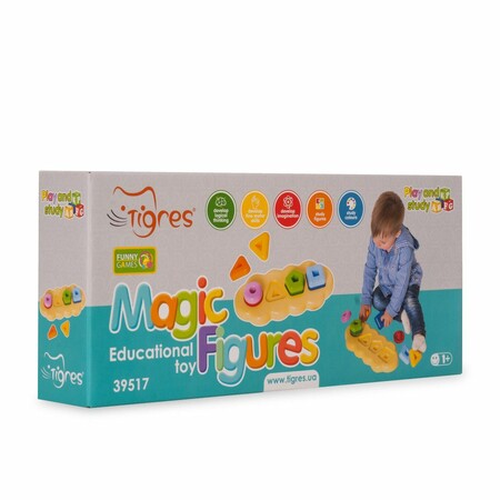 Іграшка розвиваюча "Магічні фігурки" 8 ел Tigres 39517 зображення