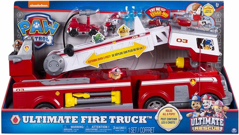 Большая пожарная станция с Маршалом Щенячий патруль Paw Patrol Ultimate Rescue Fire Truck 6043988 изображение 6
