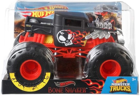 Машинка-джип Бон Шейкер Хот Вилс Hot Wheels Monster Trucks Bone Shaker 1:24 GCX15 изображение
