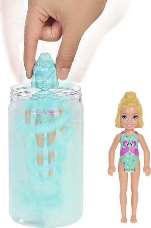 Игровой набор Барби Челси Цветное перевоплощение Barbie Chelsea Color Reveal Doll with 6 Surprises изображение 2