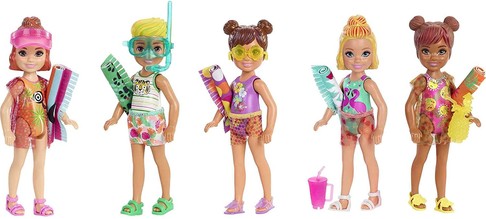 Игровой набор Барби Челси Цветное перевоплощение Barbie Chelsea Color Reveal Doll with 6 Surprises изображение 4