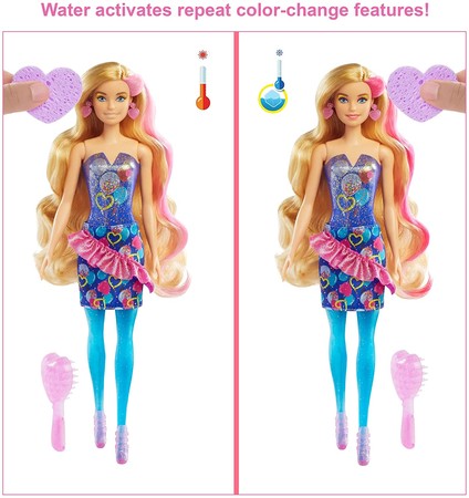 Игровой набор Барби Цветное перевоплощение Barbie Color Reveal Doll with 7 Surprises изображение 2