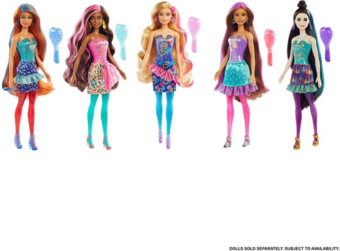 Игровой набор Барби Цветное перевоплощение Barbie Color Reveal Doll with 7 Surprises изображение 6