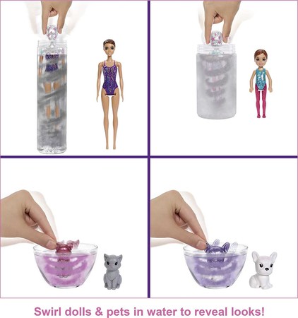 Игровой набор Барби Цветное преображение Barbie Color Reveal Surprise Party Set изображение 1