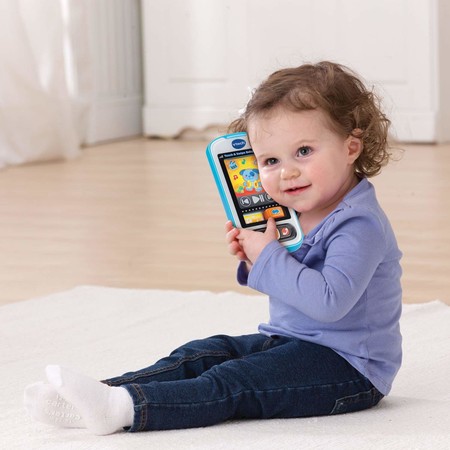 Детский музыкальный развивающий мобильный телефон VTech Touch and Swipe Baby Phone 80-146189 изображение 5