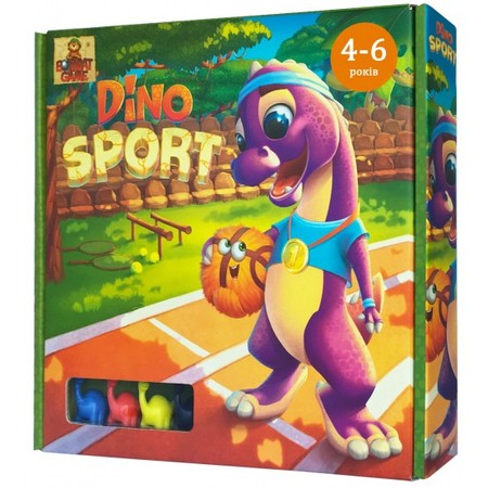 Настольная игра Веселые гонки динозавров (укр.версия) Dino sport изображение 