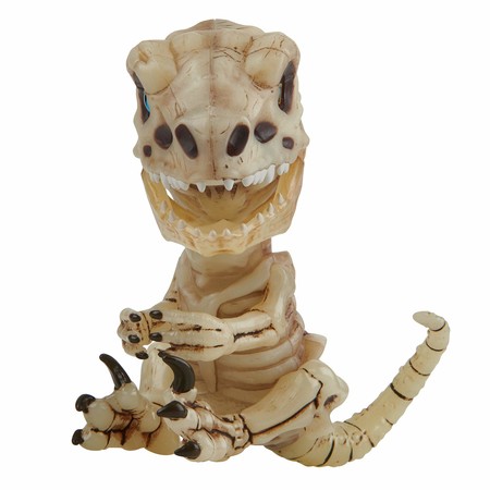 Интерактивный ручной динозавр Костяной скелет Мрак (Песок) Фингерлингс WowWee Untamed Skeleton Raptor by Fingerlings Gloom (Sand) 3982 фото 2