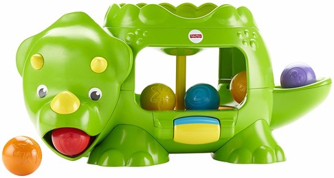 Развивающая игрушка Динозавр с шариками Fisher-Price Double Poppin' Dino DHW03 изображение 9