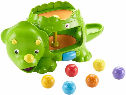 Развивающая игрушка Динозавр с шариками Fisher-Price Double Poppin' Dino DHW03