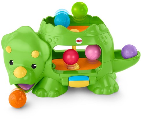 Развивающая игрушка Динозавр с шариками Fisher-Price Double Poppin' Dino DHW03 изображение 2