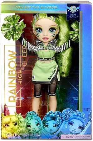 Кукла Рейнбоу Хай Джейд Хантер Черлидер Rainbow Jade Hunter  изображение 1