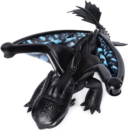 Фигурка Дракон Беззубик со звуковыми и световыми эффектами Dreamworks Dragons Toothless Dragon изображение